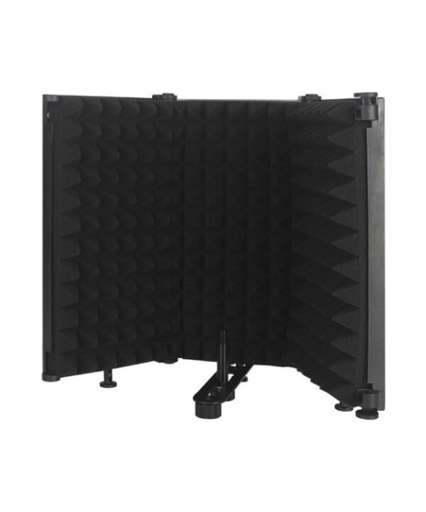 M3 Foldable Three-Panel Microphone Isolation Shield Windproof Screen, M3 Isolation Shield