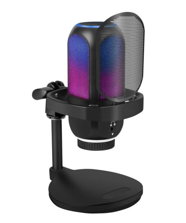 APK001 AI Noise Reduction USB Condenser Desktop Microphone, APK001 Desktop Microphone