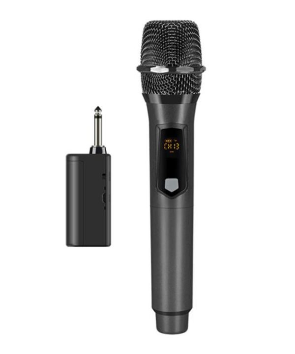 GE1 Handheld 2.4G Rechargeable Wireless Microphone, Single Microphone, Dual Microphones