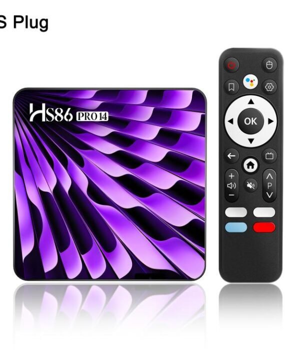 HS86 Pro 14 2GB+16GB Android 14.0 Smart TV Set Top Box, RK3518 Quad-Core 32bit Cortex-A53, US Plug, EU Plug, UK Plug, AU Plug