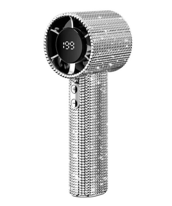 S5 Bling Rhinestone High-speed Handheld Fan