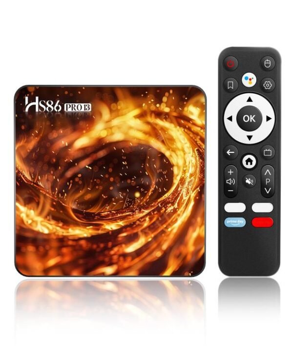 HS86 PRO13 Android 14 Wifi 6 BT 5.4 4K TV Box, EU Plug, AU Plug, UK Plug, US Plug