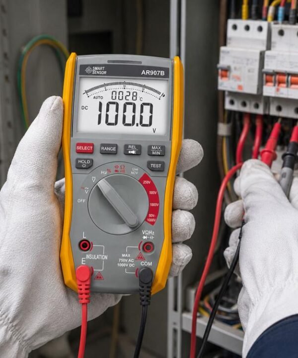 SMART SENSOR AR907B 2-in-1 High-Precision Digital Multimeter Insulation Resistance Tester, AR907B