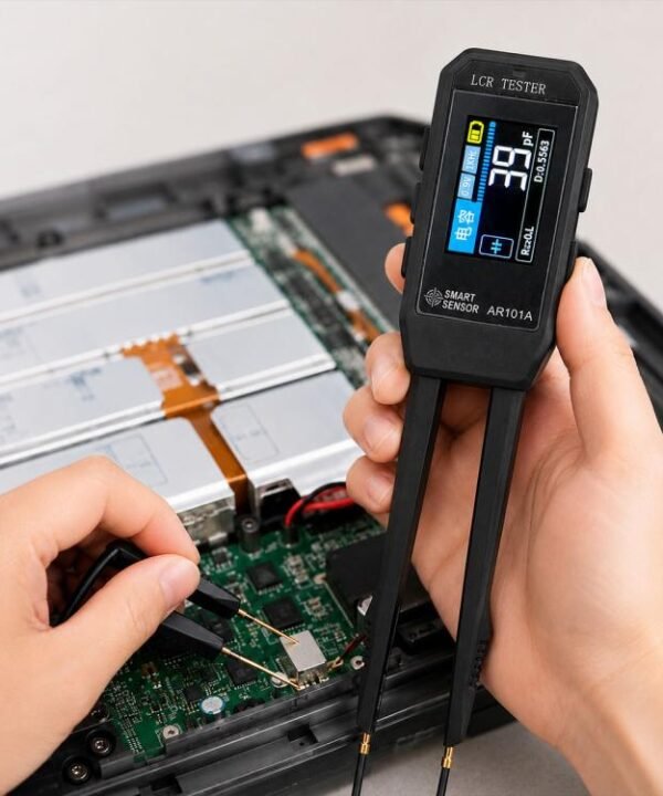SMART SENSOR AR101A Digital Tweezers LCR Tester SMD Component Test Tweezers