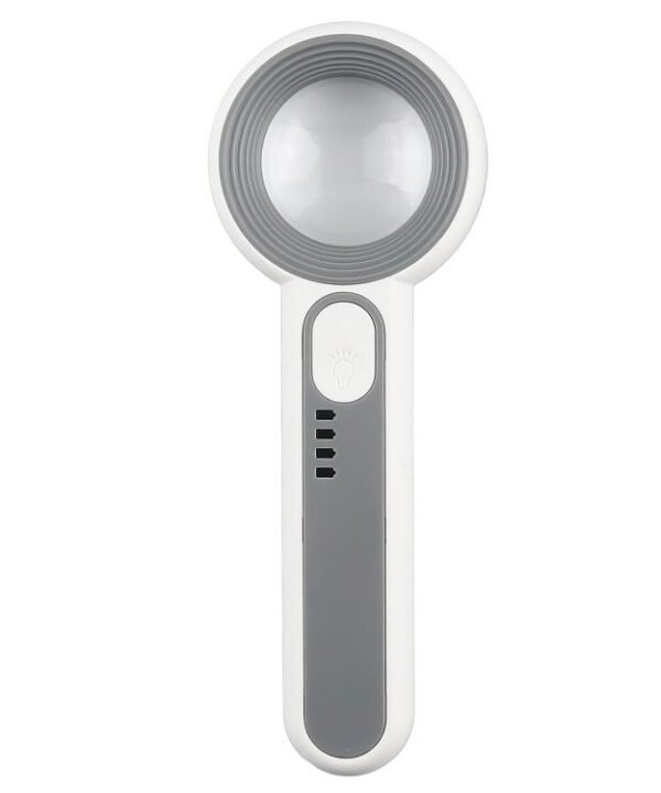 Handheld Multi-magnification Magnifying Glass with Touch LED Light, 3710C, 5012C, 7518C