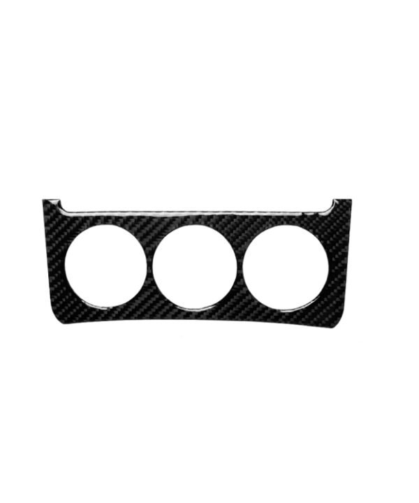 Car Carbon Fiber Radio Air Conditioning Console Decorative Sticker for Nissan 350z 2006-2009