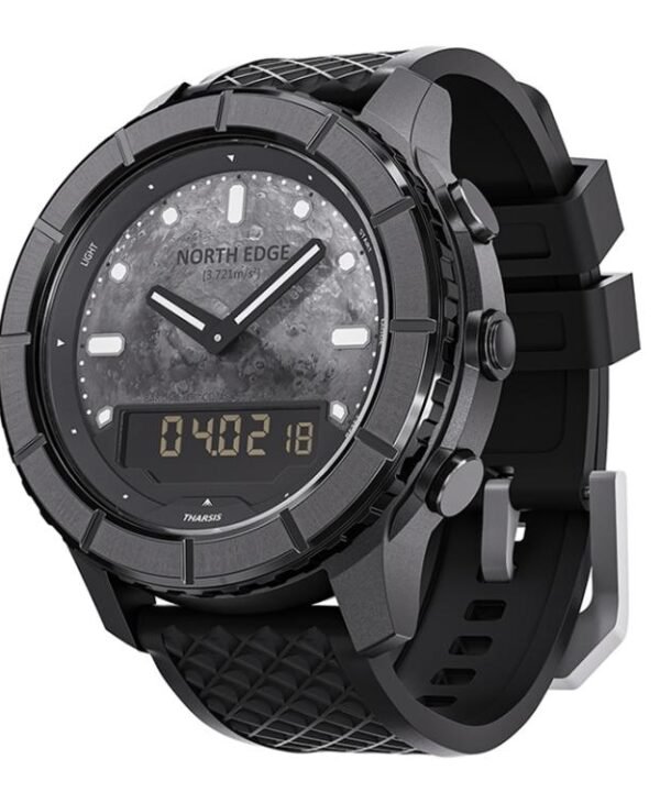 NORTH EDGE THARSIS Outdoor Waterproof Men Carbon Fiber Smart Sports Watch