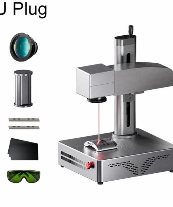 DAJA S4Pro High-Power Fiber Laser Marking Machine Small Fully Automatic Fiber Optic Metal Engraving Machine, S4Pro 20W, S4Pro 20W + Rotary Axis, S4Pro 20W + Rotary Clamp, S4Pro 20W + Rotary Axis + Clamp, S4Pro 30W