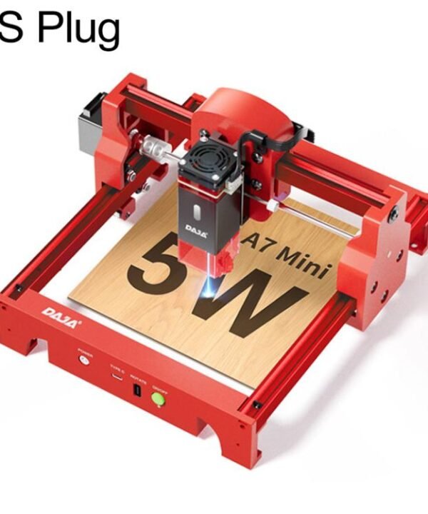 DAJA A7 mini 5W Portable Desktop Laser Engraving Machine for Wood, Metal, Leather, Acrylic, US Plug, EU Plug, UK Plug