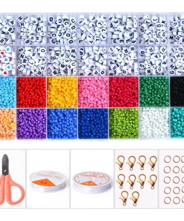 28-grid DIY Beaded Bracelet Kit for Amblyopia Training