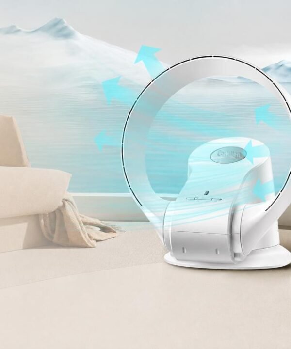 Carkiien SKJ-CR309WD Smart Remote Control Tabletop and Wall Mount Bladeless Fan