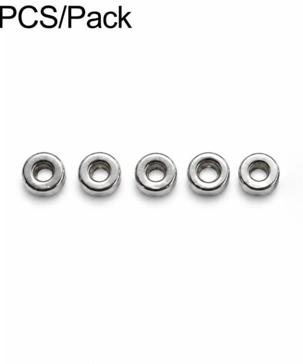 2 PCS/Set Tarnish-Resistant Titanium Steel Spacers and Beads DIY Accessories for Phone Straps, Spacer Bead 3 mm, Spacer Bead 4 mm, Spacer Bead 5 mm, Spacer Bead 6 mm, Spacer Bead 8 mm, Flower Spacer Bead 5 mm, Pumpkin Bead 4 mm, Cube Bead 3 mm...