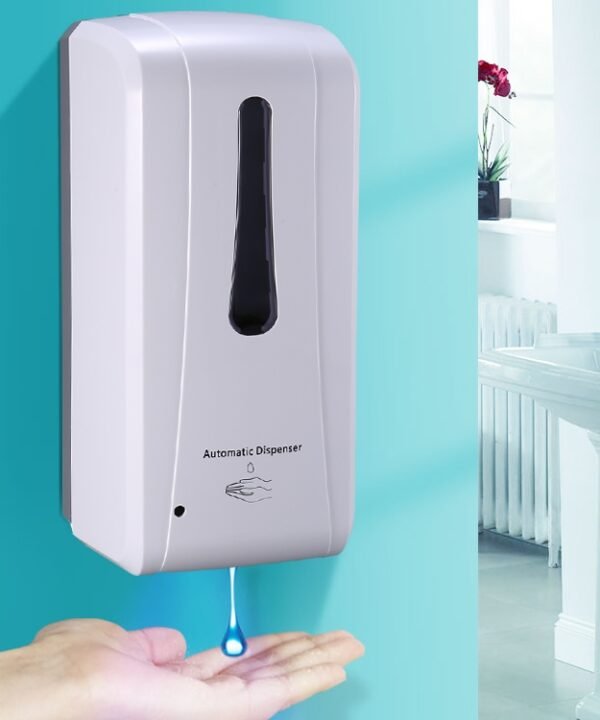 N2001 1000ml Wall-mounted Drip Induction Hand Sanitizer Soap Dispenser with Safety Lock