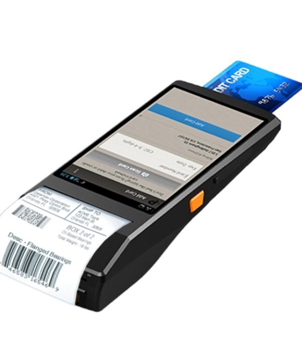 PDA-5501 Multi-function 5.5 inch IPS Screen IP65 Protection All-in-one Intelligent Terminal, Built-in Thermal Line Printer & MIC & Speaker, Support WiFi & Bluetooth & GPS