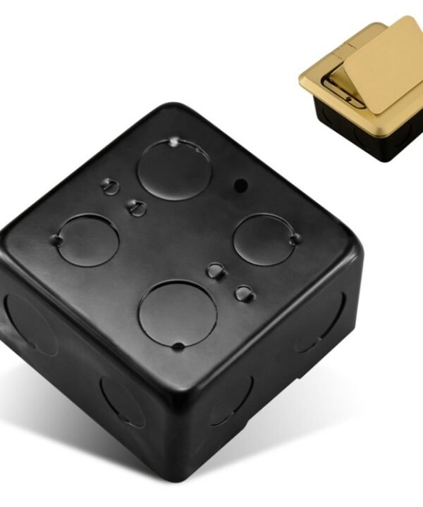86mm Floor Plug Bottom Box Waterproof Five-hole Thickened Floor Pop-up Household Cassette Cable Box with Floor, Cassette Cable Box