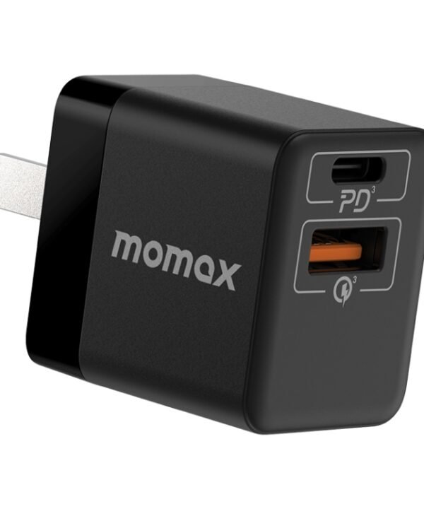 MOMAX UM36 PD 20W USB-C / Type-C + USB Fast Charger Power Adapter, CN Plug, UM36