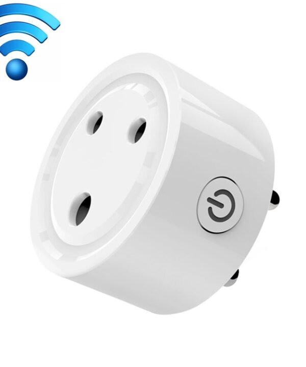 10A Mini Smart WiFi Socket Small South Africa / India Plug Remote Control Timer Switch Electrical Power Adapter with Alexa