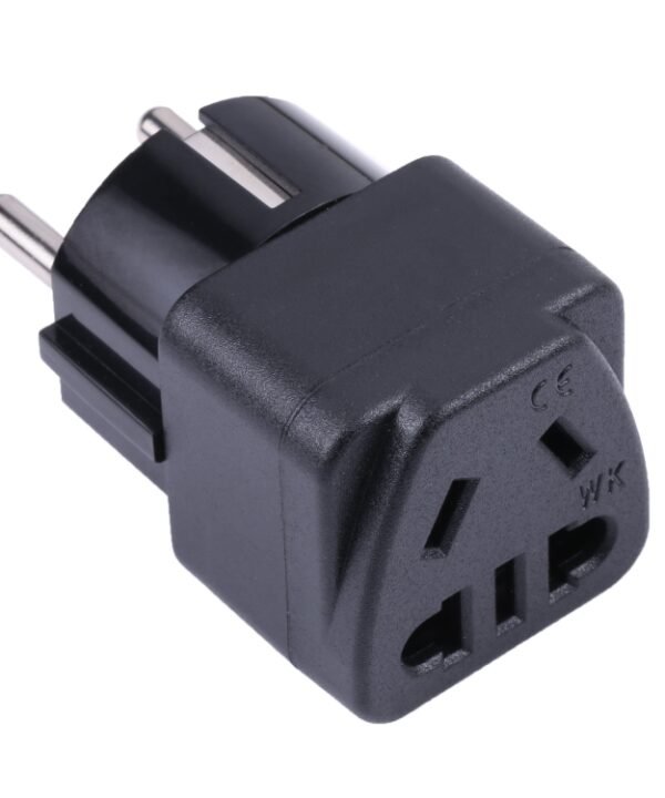 Portable Universal Five-hole WK to EU Plug Socket Power Adapter, WK to EU, WK to UK