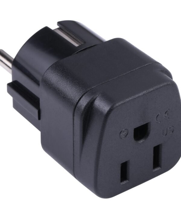 Portable Three-hole US to UK Plug Socket Power Adapter, US to EU, US to UK