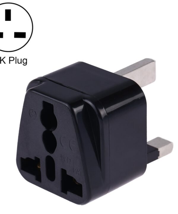 Portable Universal Socket to UK Plug Power Adapter Travel Charger, UK Plug