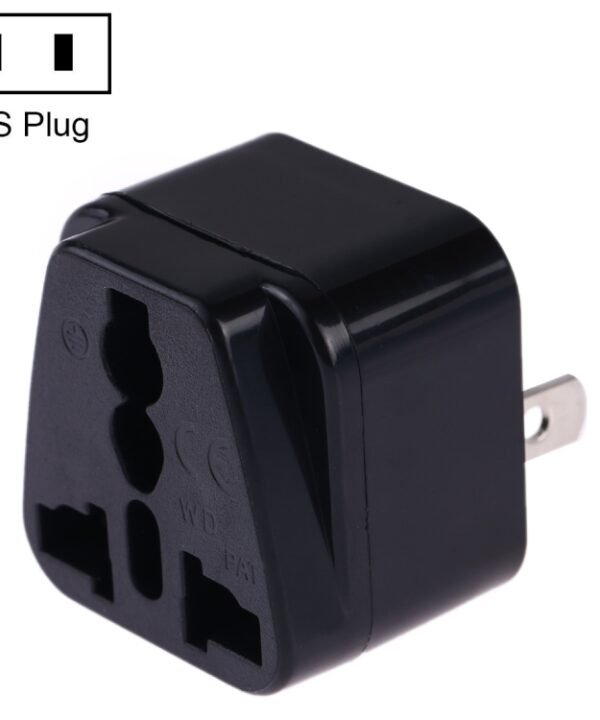 Portable Universal Socket to US Plug Power Adapter Travel Charger, US Plug