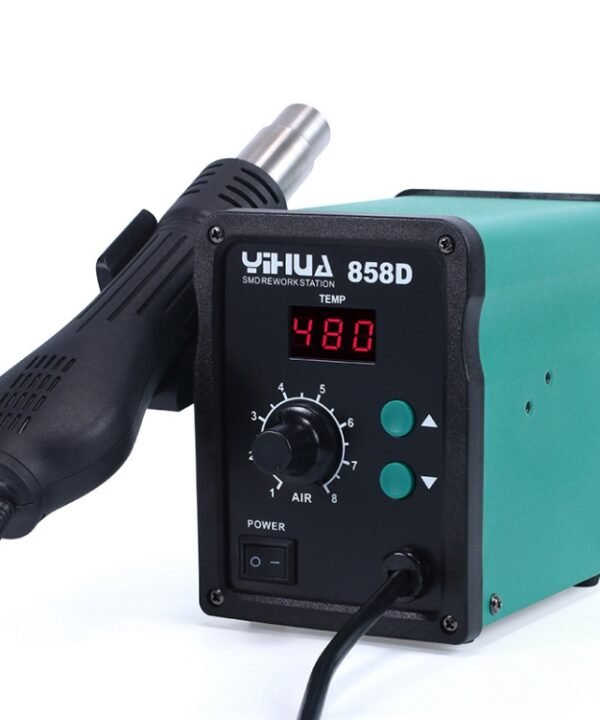 YIHUA 858D AC 220V LED Display Adjustable Temperature Hot Air Gun