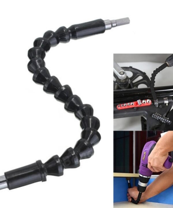 Plastic Rechargeable Drill Electric Screwdriver Dedicated Flexible Shafting Torque Drill Rods, Length: 20cm