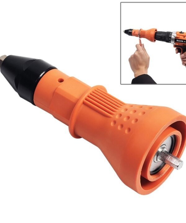 220V Electric Rivet Nut Gun Cordless Drill Riveting Adapter Tool, Rivet Nut Gun