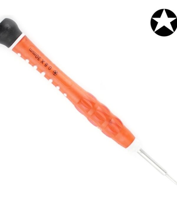 Professional Repair Tool Open Tool 0.8 x 30mm Pentacle Tip Socket Screwdriver, 853-ST0.8 30mm