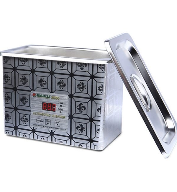 BAKU BK-3050 35W / 50W Adjustable 0.8L LCD Display Ultrasonic Cleaner, AC 220V