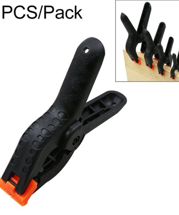 5 PCS Woodworking Photo Studio Photography Backdrop Nylon Clip Support Spring Clamp, Length: 90mm