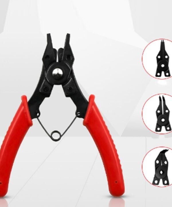 4 in 1 Pliers 10-15mm Snap Ring Circlip Plier Combination Retaining Clip 45-180 Degree