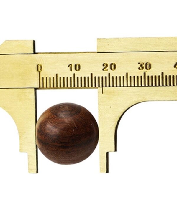 Portable Mini Brass Sliding 80mm Gauge Vernier Bead Jewelry Measuring Caliper