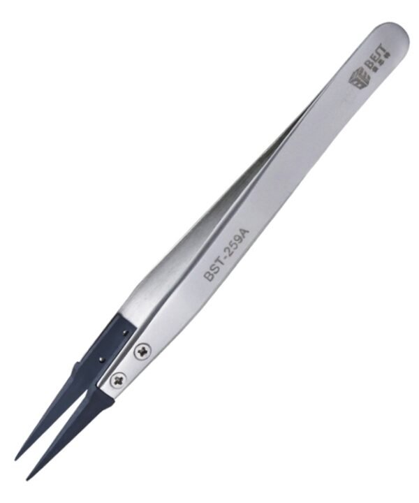 BEST BST-259A  Stainless Steel Snti Static Tweezer