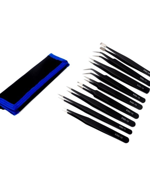 JF-8142 Metal Tweezers Repairing Disassemble Tool Kit