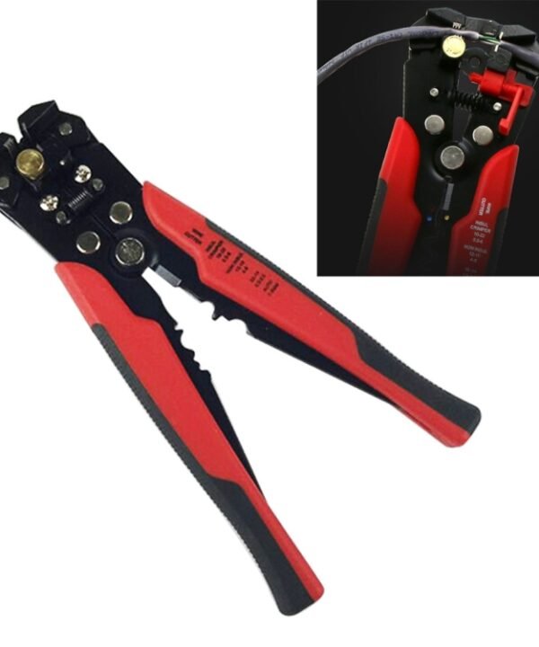 5 in 1 Multifunctional Cable Wire Stripper Cutter Crimper Self-Adjusting Terminal Crimping Stripping Plier Tools, Random Color Delivery