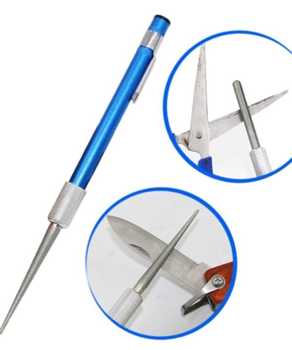 Diamond Carbon Steel Knife Fishhook Sharpener Portable Kitchen Accessories Multi Purpose Sharpener Stick