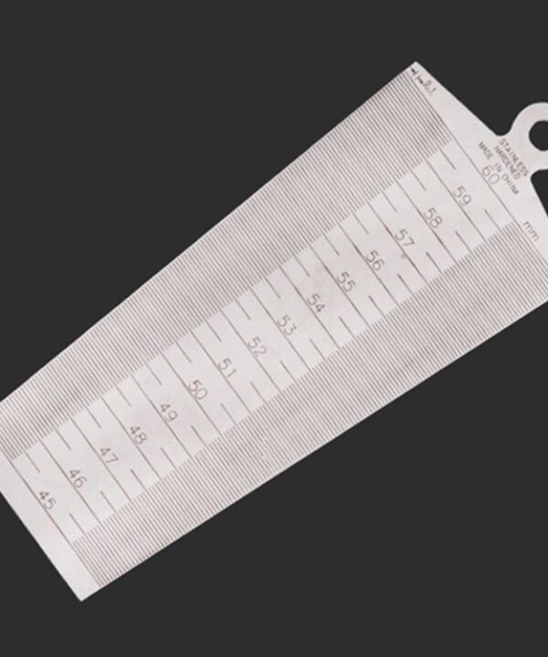 Wedge Feeler Gap 45-60mm Stainless Steel Ruler Inspection Taper Gauge Metric Measure Tool