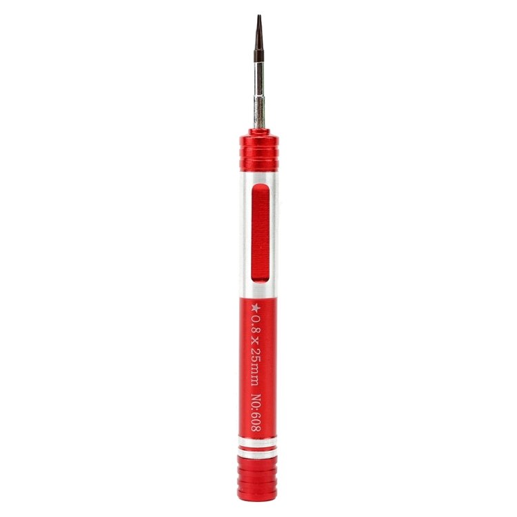 608-0.8 Pentalobe 0.8 Screwdriver for iPhone Charging Port Screws(Red) - Image 4