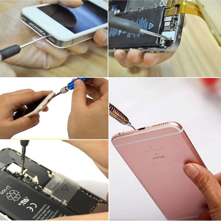 608-0.8 Pentalobe 0.8 Screwdriver for iPhone Charging Port Screws(Red) - Image 7