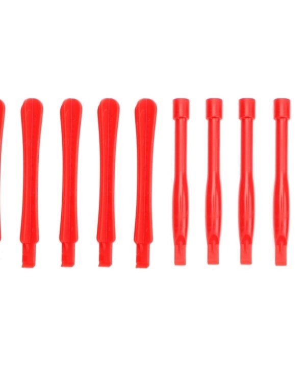 10 PCS Mobile Phone Repair Tool Spudgers (5 PCS Round + 5 PCS Square), 5 PCS Round + 5 PCS Square(Red), 5 PCS Round + 5 PCS Square(Yellow)