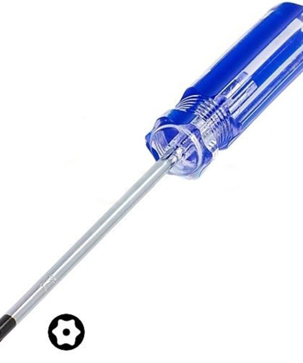 3pcs RZ-CT09 T9 Type Perforated Manual Plum Screwdriver, Random Color Delivery