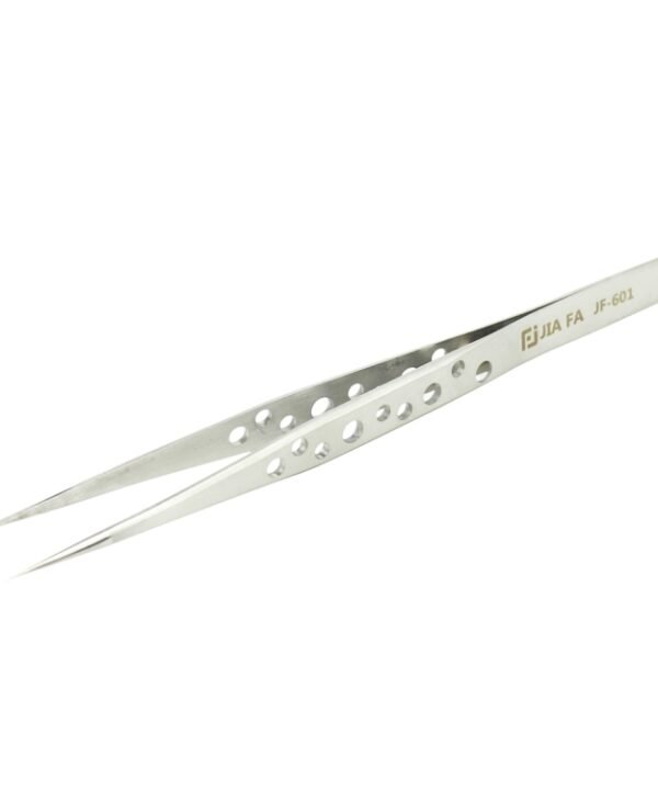JIAFA JF-601 High-strength Straight Tip Tweezers(Silver)