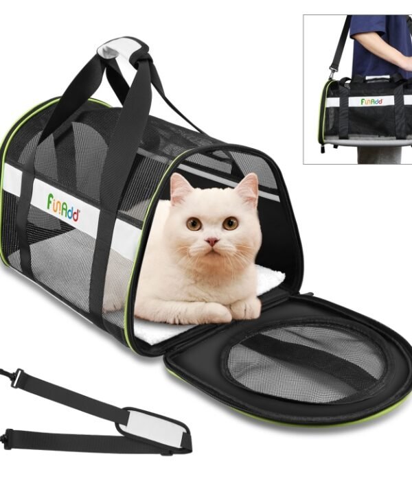 FUNADD Pet Travel Carrier Bag Shoulder Foldable Tote Bag, Carrier Bag