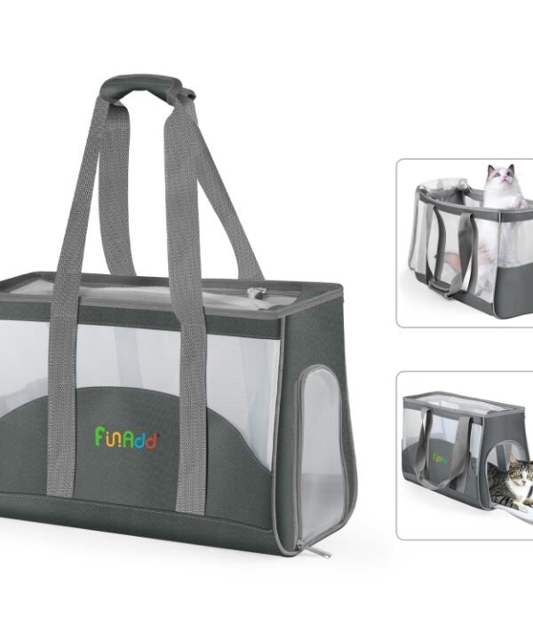 FUNADD Portable Breathable Pet Bag Outdoor Shoulder Tote Bag, Breathable Pet Bag