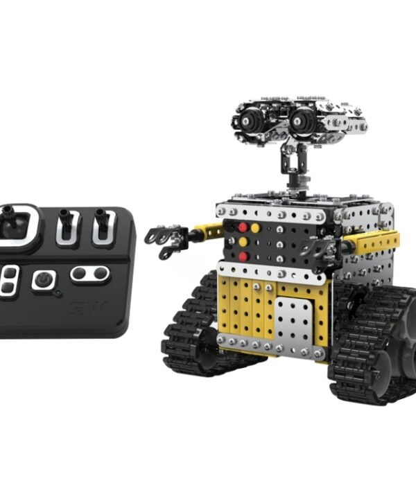 MoFun SW(RC)009 DIY Stainless Steel Assembly Remote Control Robot Interactive Intelligence Toy