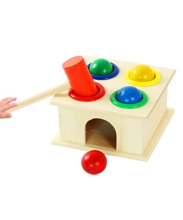 Baby Early Education Intellectual Toy Percussion Knocking Table, Size: 12*12*10cm