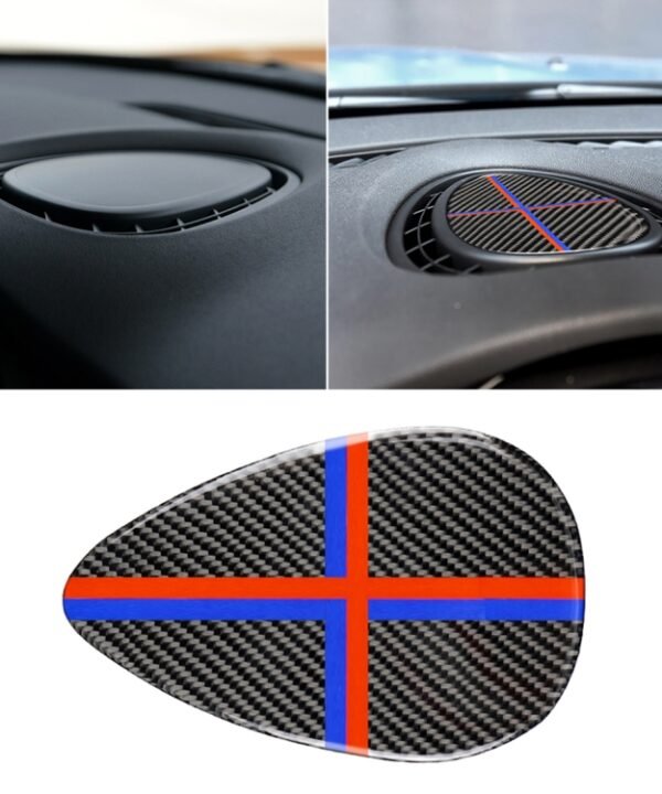 Red Blue Color Car F Chassis Instrumentation Console Panel Carbon Fiber Decorative Sticker for BMW Mini Cooper JCW One F56 / F55 / F54