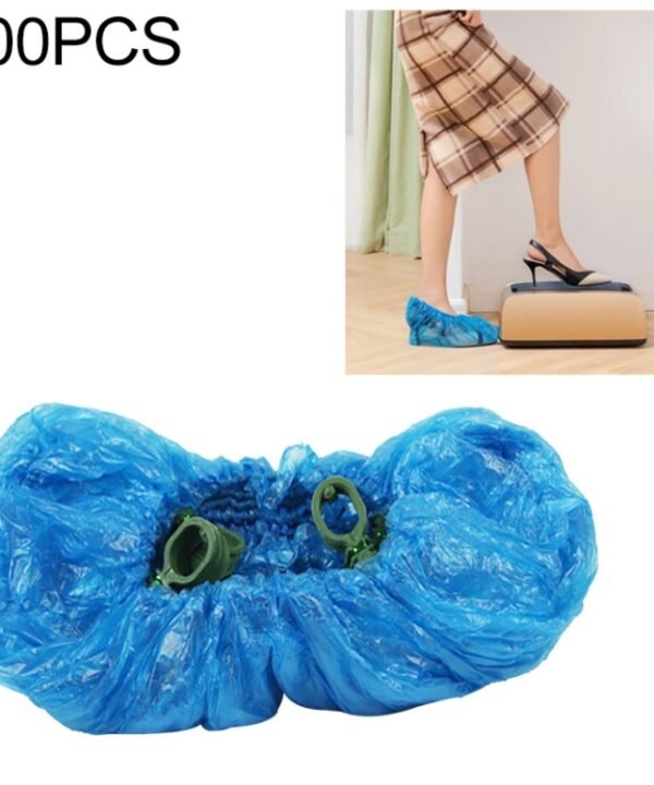 100 PCS Disposable Household T-shaped Shoe Cover