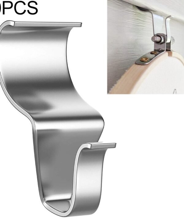 10pcs / Set Stainless Steel Hidden Wall Hook Creative Non Perforated Hanger